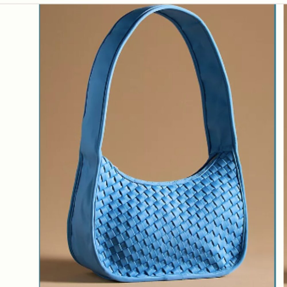 Anthropologie Woven Neoprene Shoulder Bag